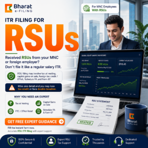 ITR Filing – ESOP & RSU Special